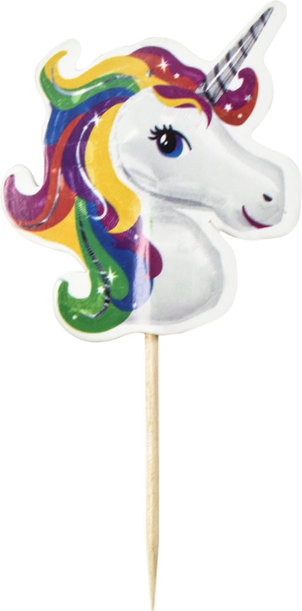 Cocktailprikkers  eenhoorn | unicorn | 24 stuks